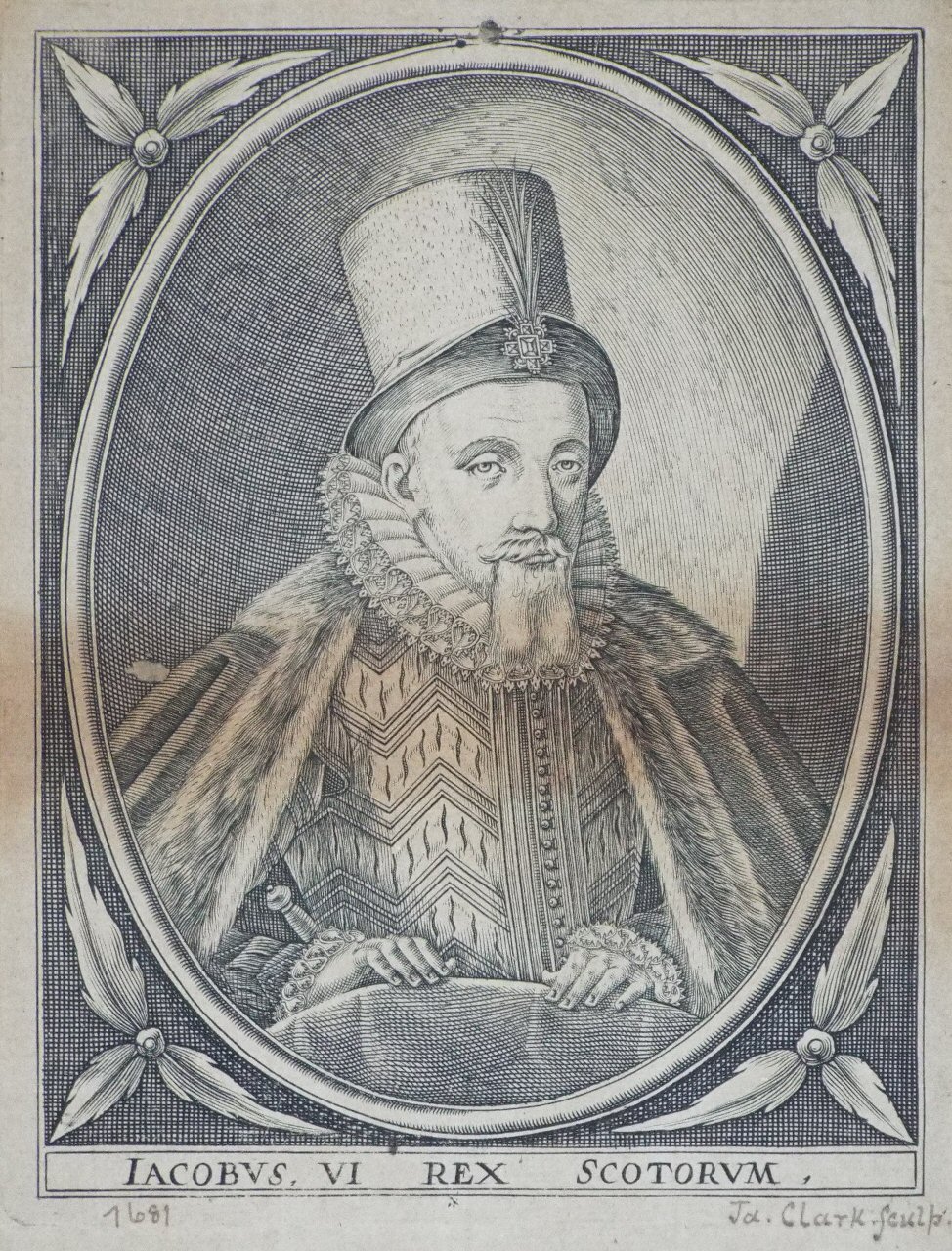 Print - Jacobus. VI Rex Scotorum.